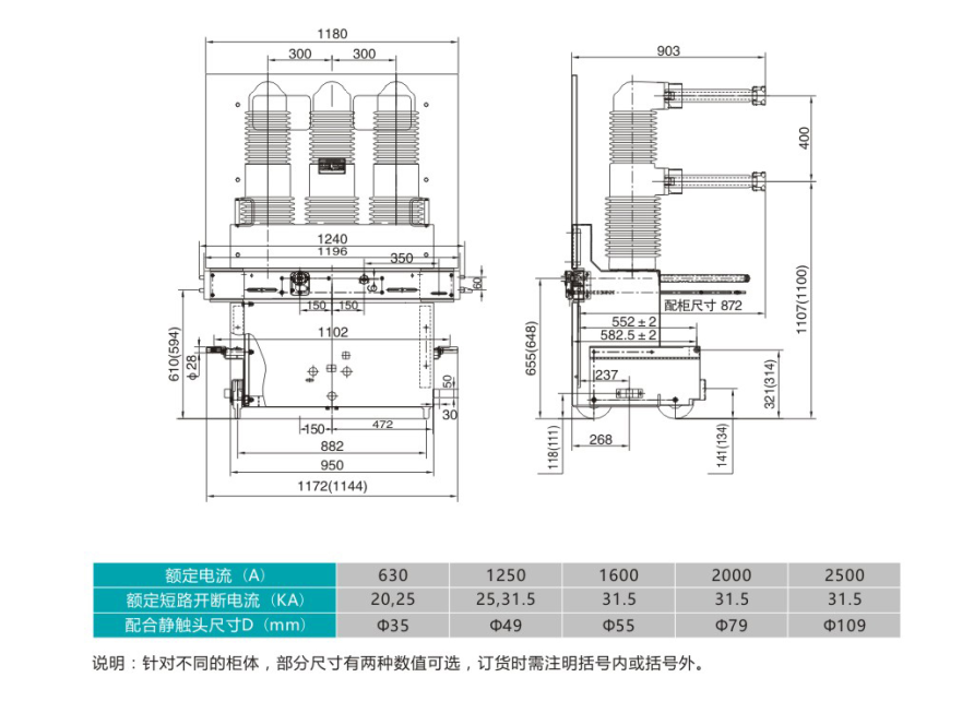 VYF真空断路器